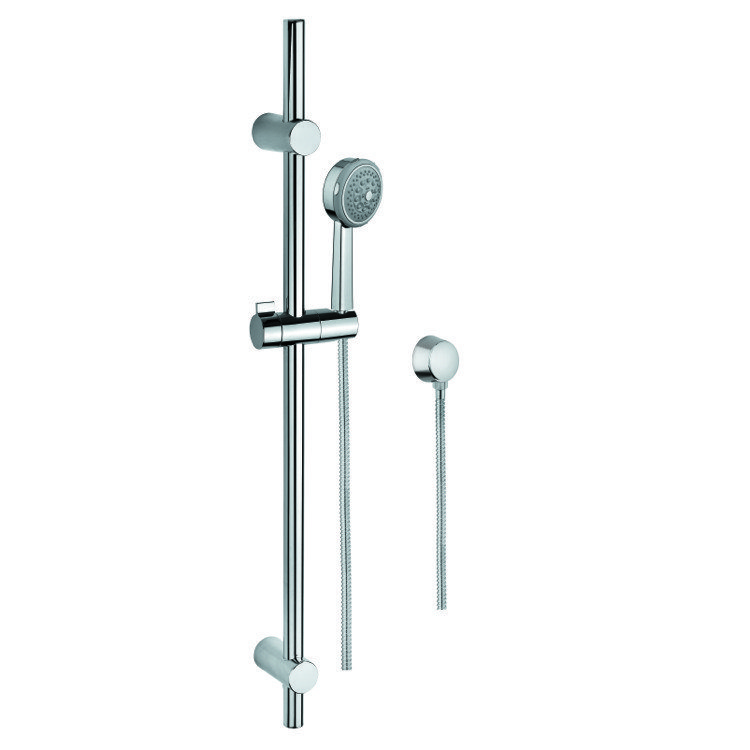 GEDY SUP1114 SUPERINOX CHROME SLIDING RAIL, HAND SHOWER, AND WATER CONNECTION