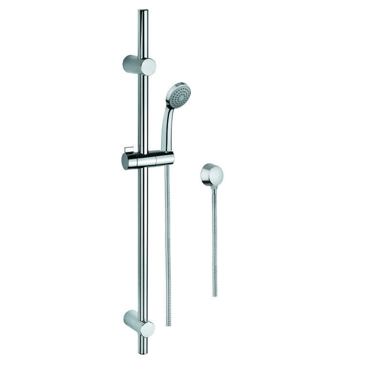 GEDY SUP1118 SUPERINOX CHROME HAND SHOWER, WATER CONNECTION, AND SLIDING RAIL