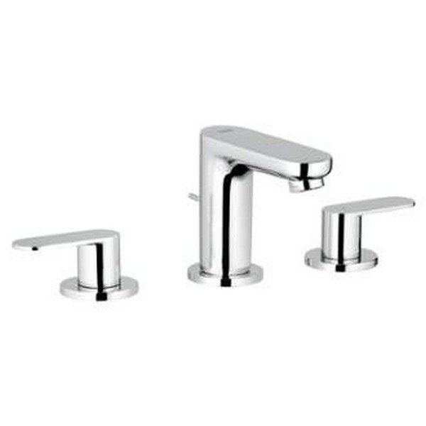 GROHE 2019900A EUROSMART COSMOPOLITAN 8 INCH WIDESPREAD TWO-HANDLE BATHROOM FAUCET S-SIZE