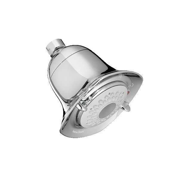 AMERICAN STANDARD 1660.813 FLOWISE 3 FUNCTION SQUARE WATER SAVING SHOWERHEAD, 1.5 GPM