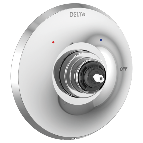 DELTA T14056-LHP DORVAL 6 5/8 INCH MONITOR 14 SERIES VALVE ONLY TRIM - LESS HANDLE