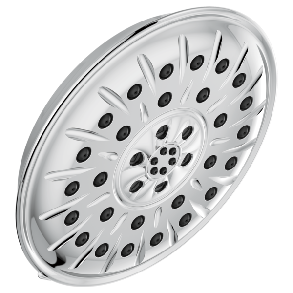 DELTA 52487 UNIVERSAL SHOWERING 8 1/4 INCH WALL MOUNT ULTRA SOAK 1.75 GPM MULTI-FUNCTION SHOWER HEAD WITH H2OKINETIC TECHNOLOGY