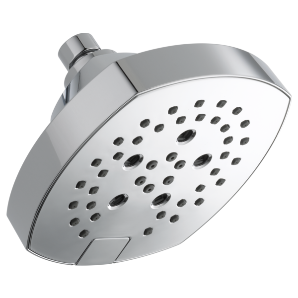 DELTA 52663 UNIVERSAL SHOWERING 6 INCH WALL MOUNT 1.75 GPM MULTI-FUNCTION SHOWER HEAD WITH TOUCH-CLEAN TECHNOLOGY