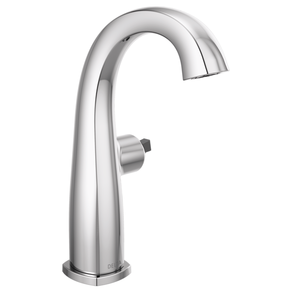 DELTA 677-LHP-DST STRYKE 9 1/2 INCH SINGLE HOLE DECK MOUNT BATHROOM FAUCET WITH LESS HANDLES