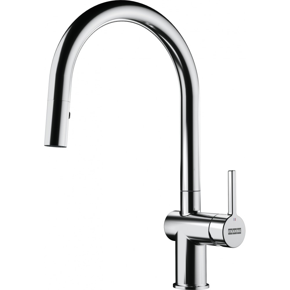 FRANKE ACT-PD ACTIVE 15 1/8 INCH DECK-MOUNTED LEVER HANDLE SINGLE HOLE PULL-DOWN KITCHEN FAUCET
