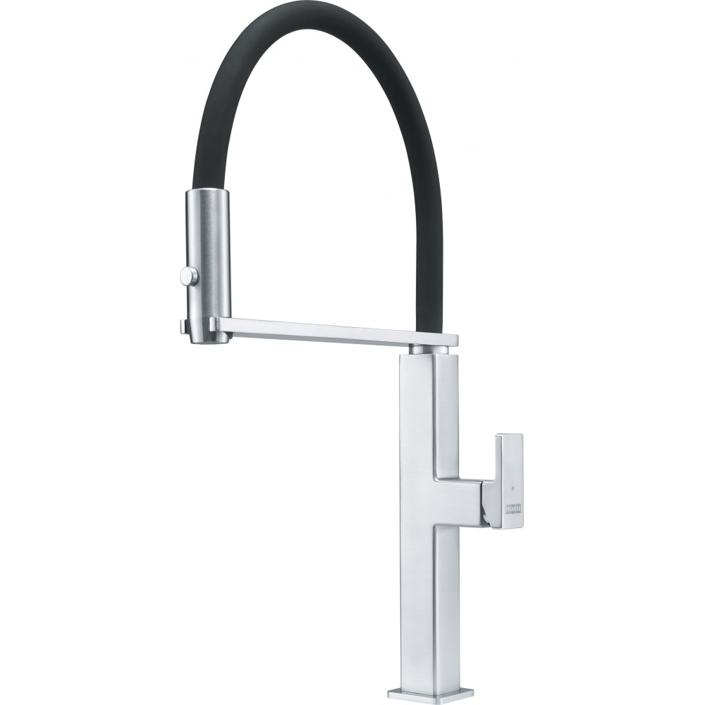 FRANKE CEN-SP-304 CENTINOX 19 2/3 INCH DECK-MOUNTED LEVER HANDLE SINGLE HOLE SEMI-PRO KITCHEN FAUCET