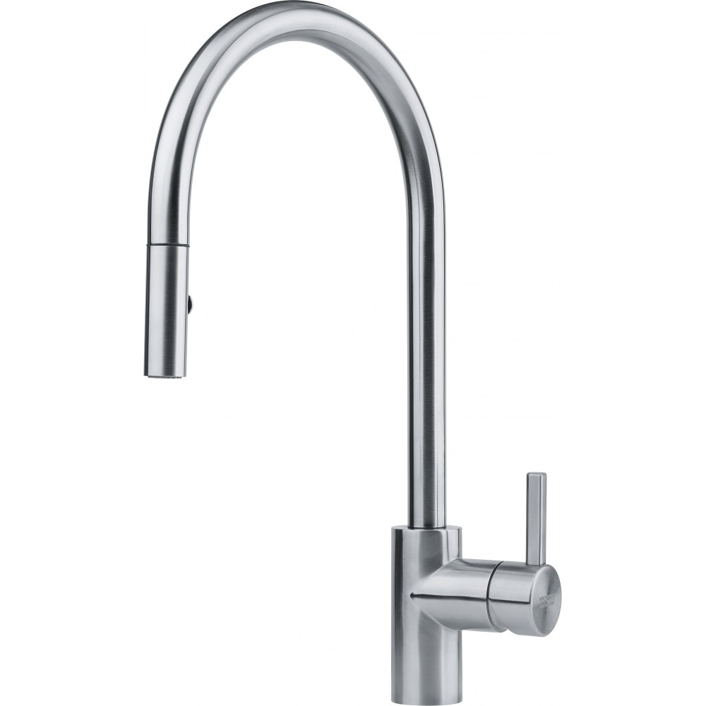 FRANKE EOS-PD EOS NEO 17 INCH DECK-MOUNTED LEVER HANDLE SINGLE HOLE PULL-DOWN KITCHEN FAUCET