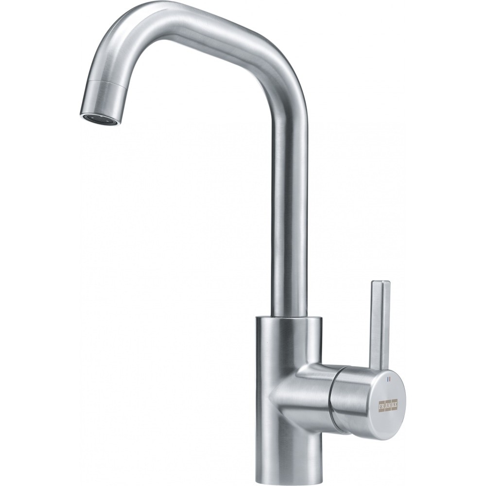 FRANKE KUB-BR-304 KUBUS 12 3/8 INCH DECK-MOUNTED LEVER HANDLE SINGLE HOLE PREP/BAR KITCHEN FAUCET