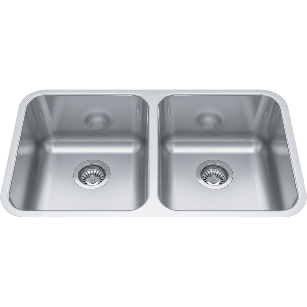 KINDRED ND1831UA-9N REGINOX 30 3/4 INCH RECTANGULAR STAINLESS STEEL 18 GAUGE UNDERMOUNT KITCHEN SINK