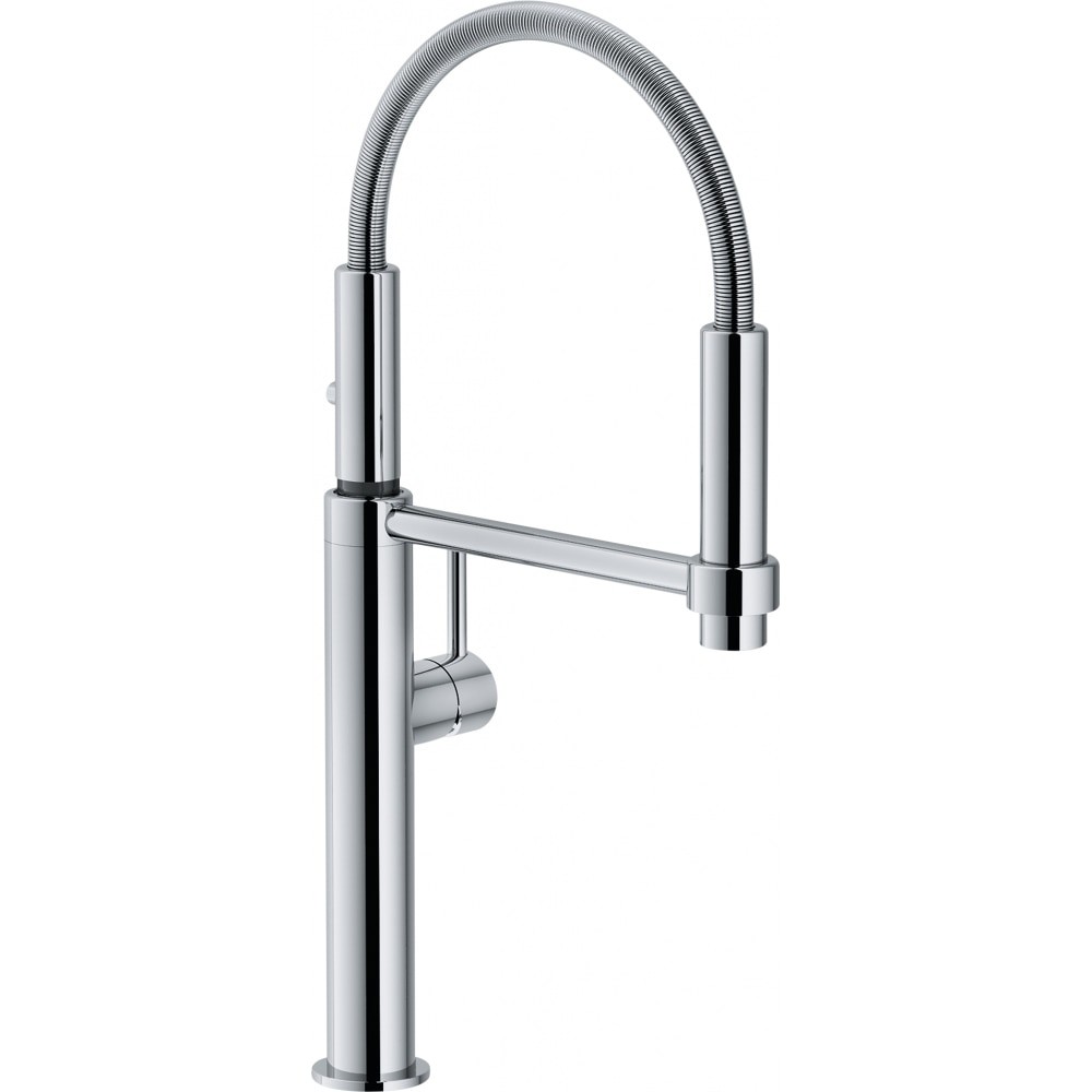 FRANKE PES-360 PESCARA 18 1/8 INCH DECK-MOUNTED LEVER HANDLE SINGLE HOLE SEMI-PRO KITCHEN FAUCET