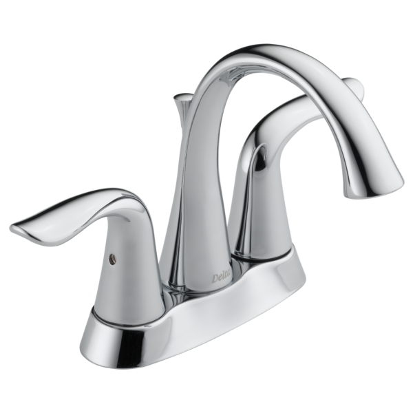 DELTA 2538TP-DST LAHARA 6 3/8 INCH TWO HANDLES TRACT-PACK CENTERSET BATHROOM FAUCET