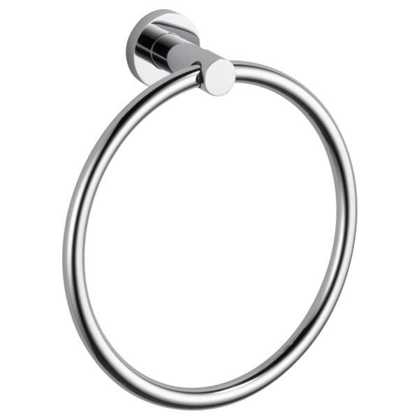 DELTA IAO20146 7 3/4 INCH WALL MOUNT TOWEL RING - CHROME