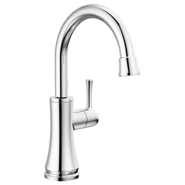 DELTA 1920-DST 9 1/2 INCH SINGLE HOLE DECK MOUNT TRANSITIONAL BEVERAGE KITCHEN FAUCET WITH DIAMOND SEAL TECHNOLOGY AND LEVER HANDLE