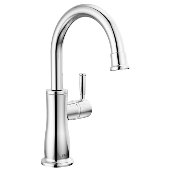DELTA 1960-DST 9 1/2 INCH SINGLE HOLE DECK MOUNT TRADITIONAL BEVERAGE KITCHEN FAUCET WITH DIAMOND SEAL TECHNOLOGY AND LEVER HANDLE