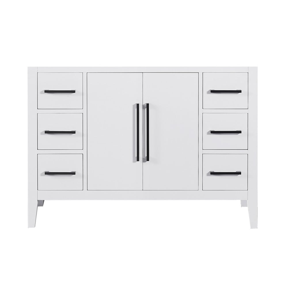 ALTAIR 558048-CAB-W-NM LAUREL 47 1/4 INCH SINGLE SINK BATHROOM VANITY CABINET ONLY