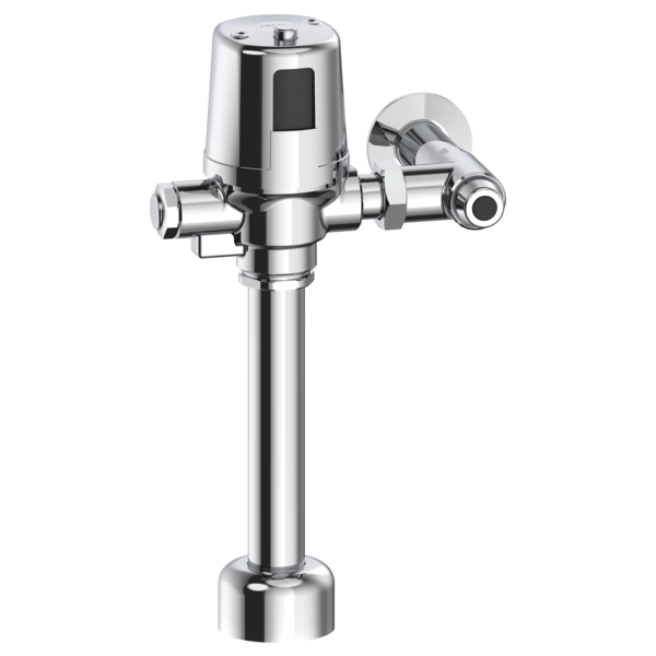 DELTA 81T201BTA COMMERCIAL 1 1/2 INCH TOP SPUD MOTION ACTIVATED ELECTRONIC FLUSH VALVE, 1.6 GPF - CHROME