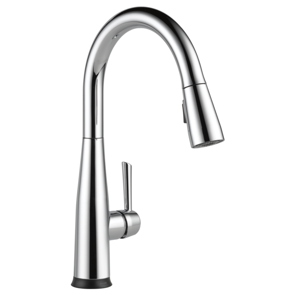 DELTA 9113TV-DST ESSA 16 INCH SINGLE HOLE DECK MOUNT PULL-DOWN KITCHEN FAUCET WITH TOUCH2O AND VOICEIQ TECHNOLOGY