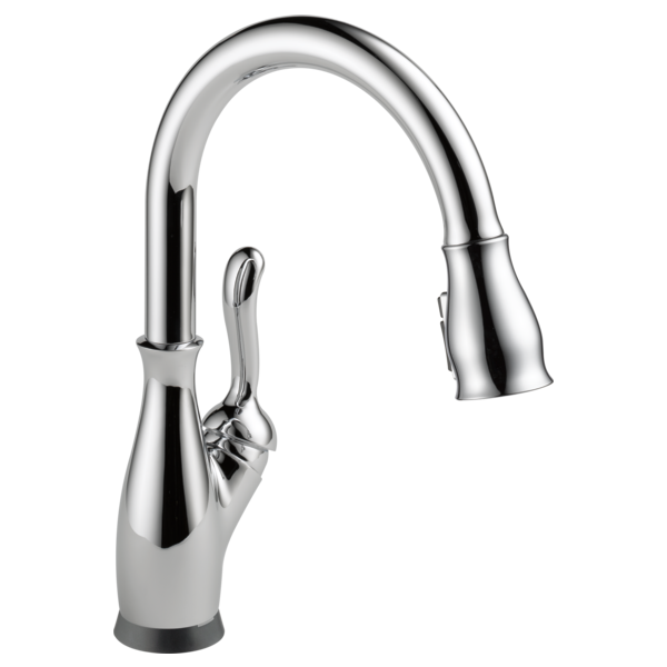 DELTA 9178TV-DST LELAND 14 7/8 INCH SINGLE HOLE DECK MOUNT PULL-DOWN KITCHEN FAUCET WITH TOUCH2O AND VOICEIQ TECHNOLOGY