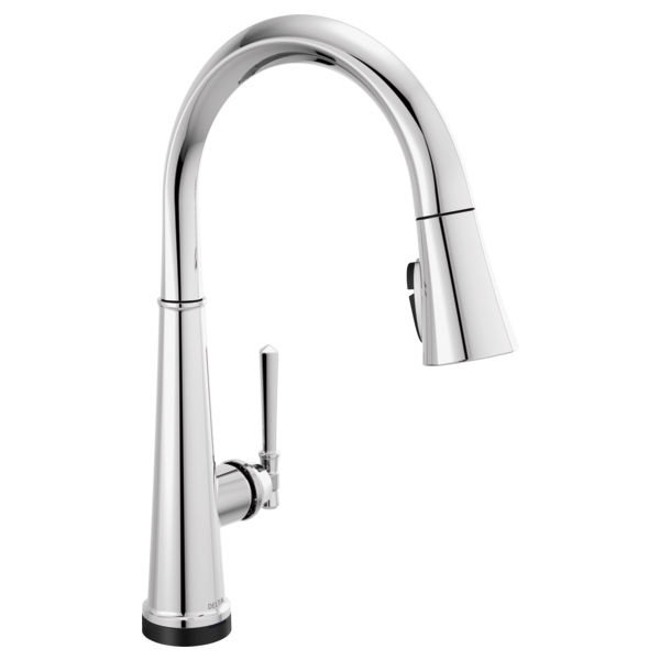 DELTA 9182T-DST EMMELINE 17 1/8 INCH SINGLE HOLE DECK MOUNT PULL-DOWN KITCHEN FAUCET WITH TOUCH2O TECHNOLOGY AND LEVER HANDLE