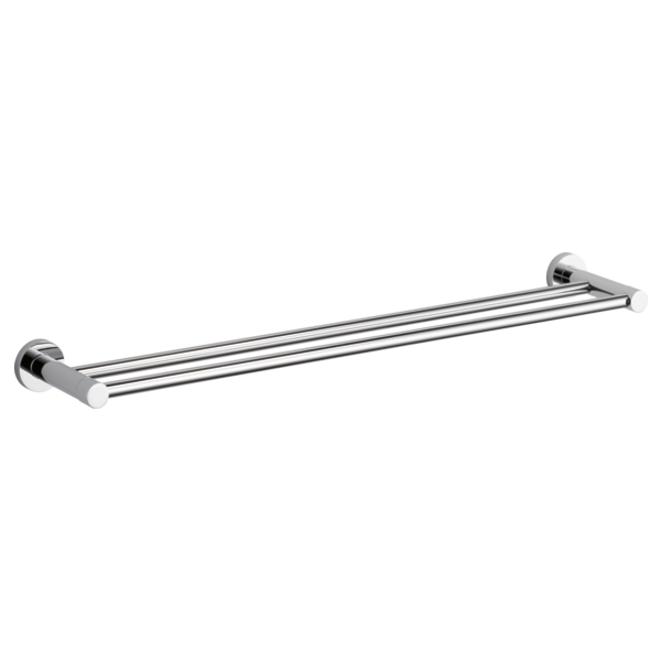 DELTA IAO20128 MODERN OR LILAH 24 INCH WALL MOUNT DOUBLE TOWEL BAR - CHROME
