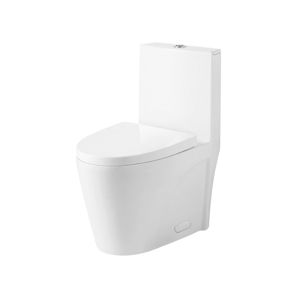 DAX BSN-CL12011 15 INCH CERAMIC ONE PIECE SIPHONIC TOILET IN WHITE