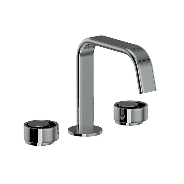 ROHL EC09D3IW ECLISSI 6 7/8 INCH THREE HOLES WALL MOUNT WIDESPREAD BATHROOM FAUCET U-SPOUT WITH CIRCULAR HANDLES