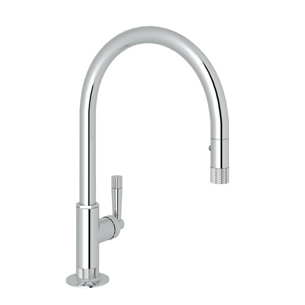 ROHL MB7930LM-2 GRACELINE 15 INCH SINGLE HOLE PULL-DOWN KITCHEN FAUCET WITH METAL LEVER HANDLE
