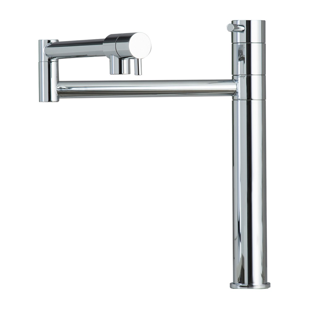 DAX DAX-8729 2 INCH BRASS SINGLE HANDLE KITCHEN FAUCET IN CHROME