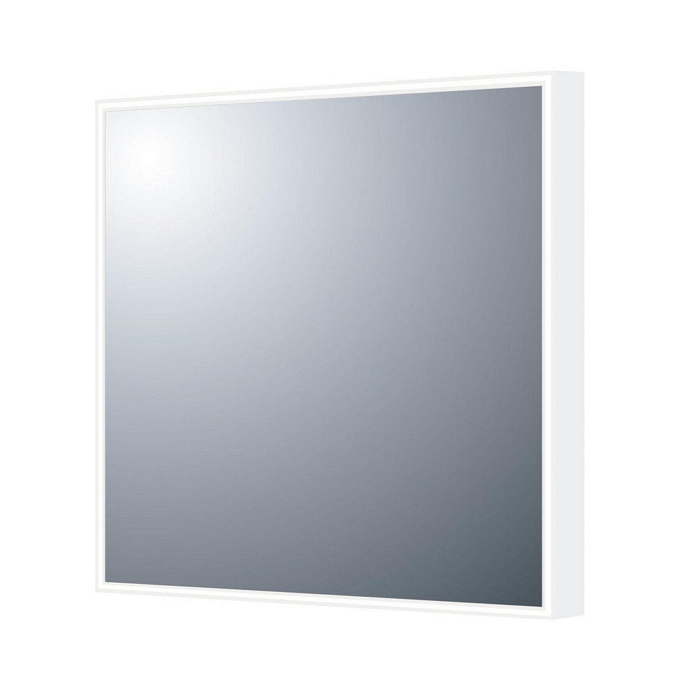 DAX DAX-DL03B 30 INCH SQUARE LED BACKLIT FLAT BATHROOM MIRROR WITH SENSOR SWITCH IN UNFINISHED