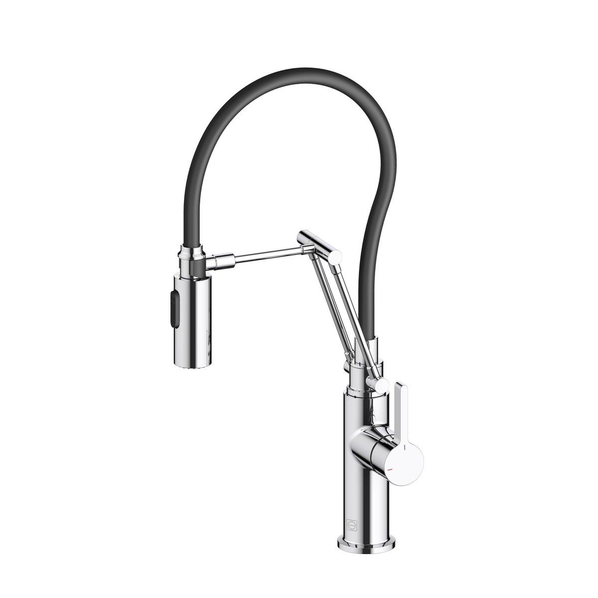 ELEGANT FURNITURE LIGHTING FAK-304 LEONARDO 20 INCH SINGLE HANDLE PULL DOWN SPRAYER KITCHEN FAUCET