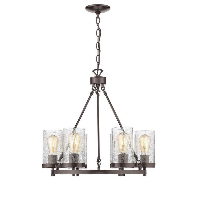 OVE DECORS 15LCH-SOUT22-PBOKY SOUTHAMPTON 6-LIGHT CHANDELIER IN OIL RUBBED BRONZE