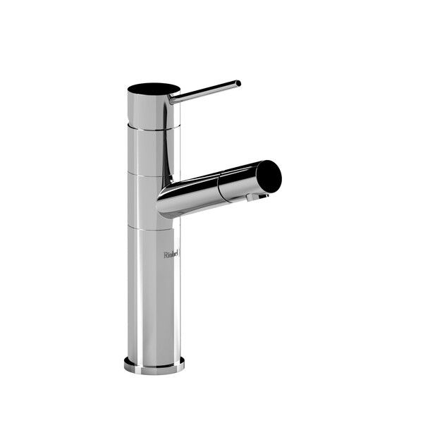 RIOBEL CY601-15 CAYO 11 3/8 INCH SINGLE HOLE DECK MOUNT 1.5 GPM PULL-DOWN BAR AND FOOD PREP KITCHEN FAUCET WITH LEVER HANDLE