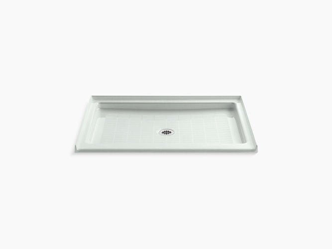 KOHLER K-9026-FF PURIST 48 INCH X 36 INCH SINGLE THRESHOLD SHOWER BASE WITH CENTER DRAIN