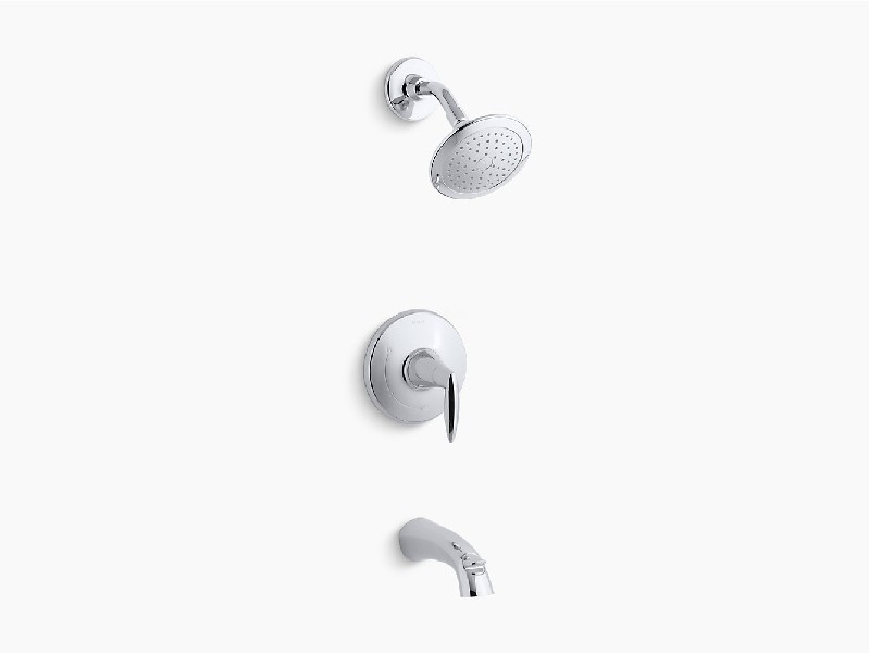 KOHLER K-TS45104-4 ALTEO RITE-TEMP 2.5 GPM BATH AND SHOWER VALVE TRIM WITH LEVER HANDLE AND SPOUT