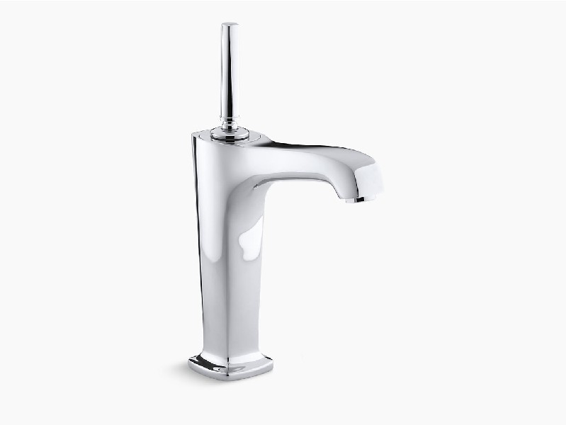 KOHLER K-16231-4 MARGAUX SINGLE HOLE BATHROOM FAUCET - FREE TOUCH ACTIVATED DRAIN ASSEMBLY WITH PURCHASE