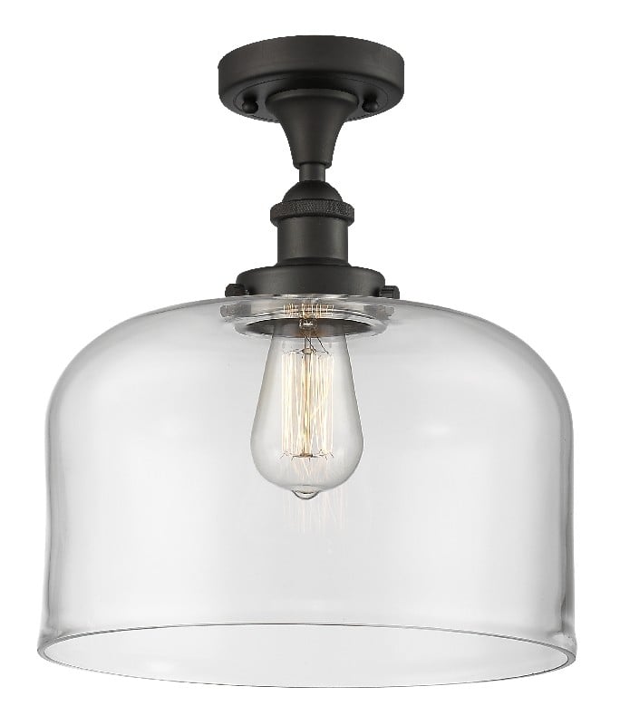 Innovations 916-1C-OB-G72-L-LED LED Semi-Flush Mount from Ballston Collection