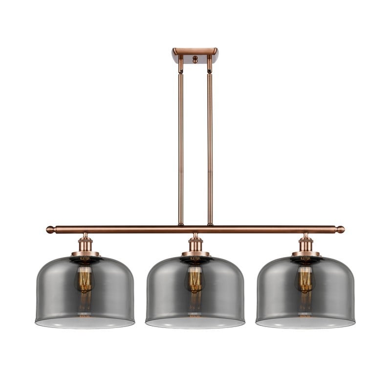 Innovations Lighting 916-3I-AC-G73-L Ballston Urban Three Light Island Pendant Pendant Light Copper/Antique/Verde