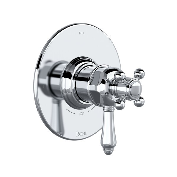 ROHL TTD23W1LM 1/2 INCH THERMOSTATIC AND PRESSURE BALANCE TRIM WITH 3 FUNCTIONS (SHARED) WITH LEVER HANDLE