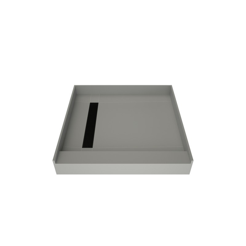 Details about   Tile Redi RT4242L-PVC-MB Redi Trench 42 x 42 Shower Pan Left Designer MB Trench 