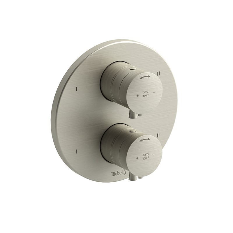 RIOBEL EDTM88 EDGE 4-WAY NO SHARE TYPE T/P (THERMOSTATIC/PRESSURE BALANCE) COAXIAL COMPLETE VALVE