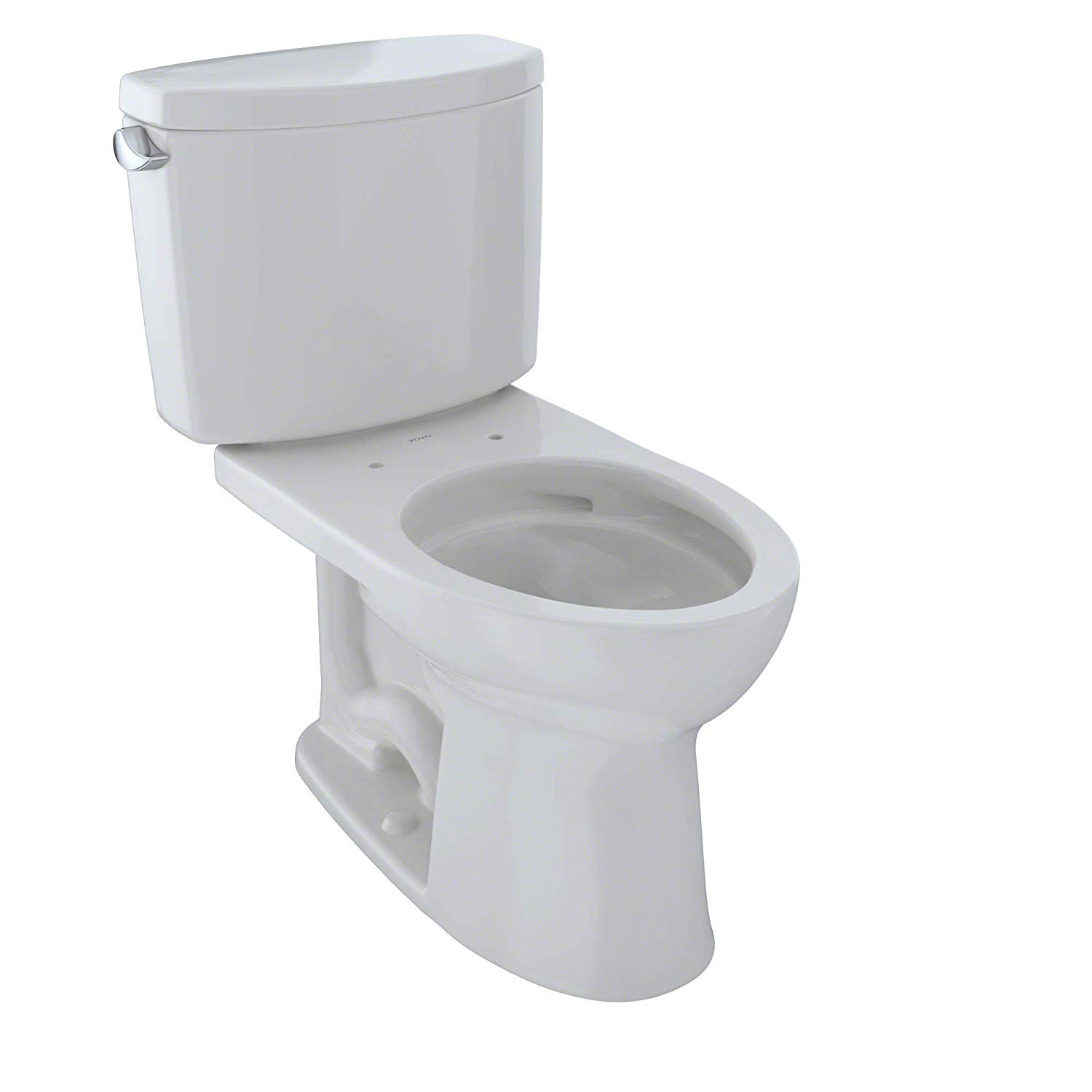 TOTO CST454CEFG#11 DRAKE II TWO-PIECE TOILET, 1.28 GPF, ELONGATED BOWL WITH SANAGLOSS