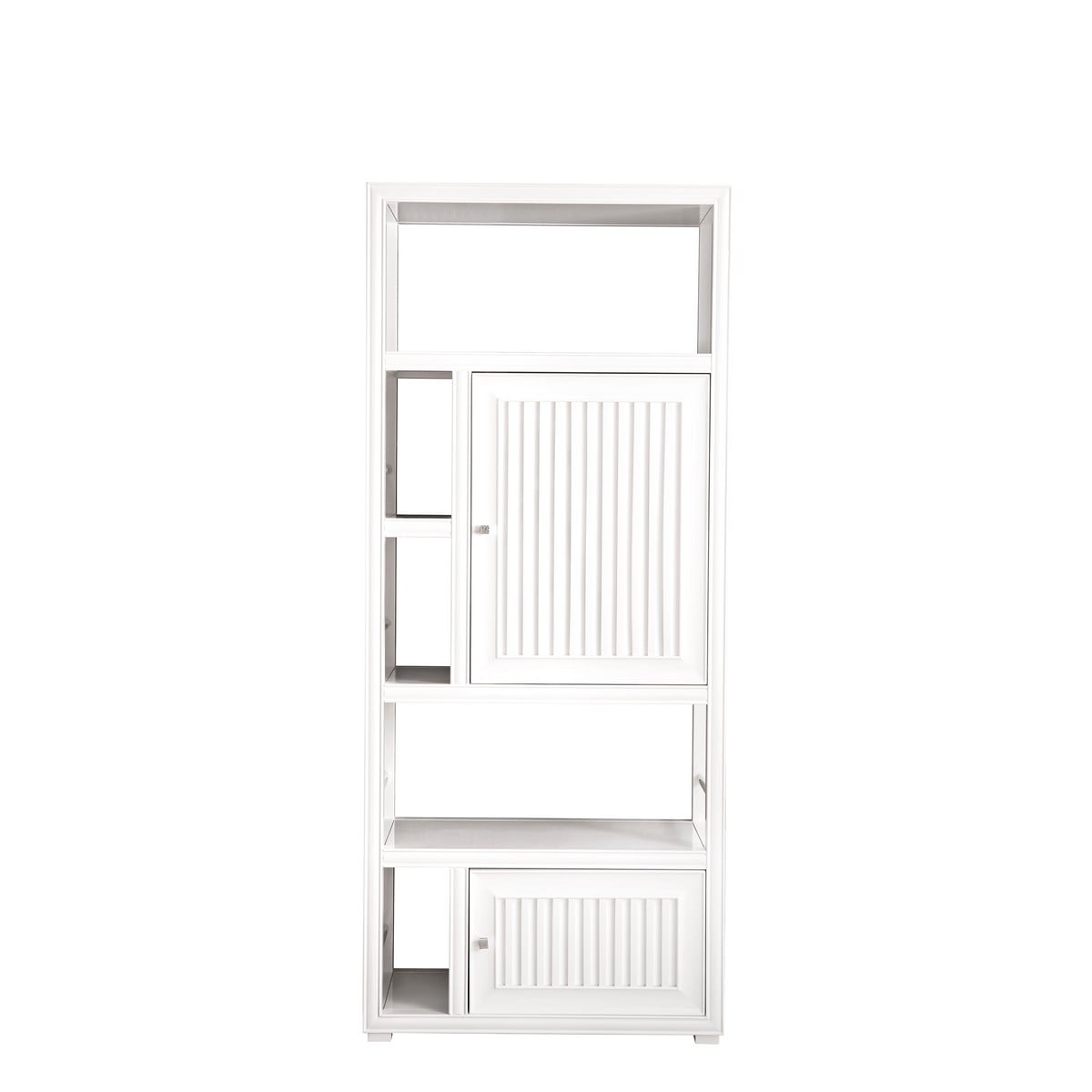 James Martin E645-BLC30 Athens 30 Inch Double-sided Bookcase Linen Cabinet