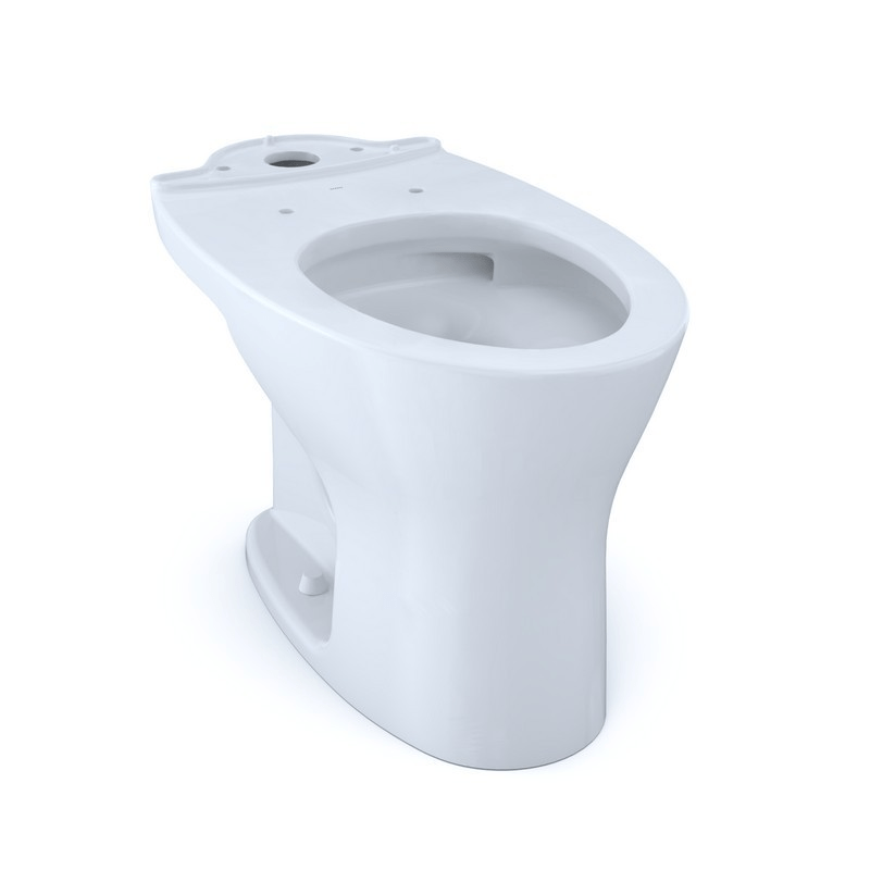 TOTO CT746CUFG#01 DRAKE DUAL FLUSH ELONGATED UNIVERSAL HEIGHT TOILET BOWL WITH CEFIONTECT