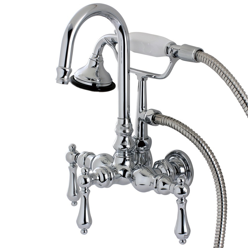 KINGSTON BRASS AE8T1 VINTAGE WALL MOUNT CLAWFOOT TUB FAUCET