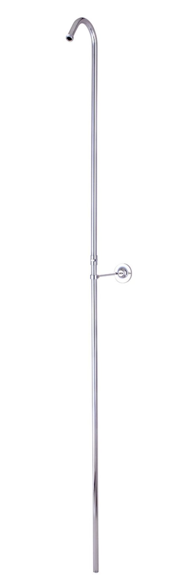 KINGSTON BRASS CC3162 VINTAGE CONVERT-A-SHOWER WITHOUT SPOUT AND  SHOWERHEAD, POLISHED BRASS