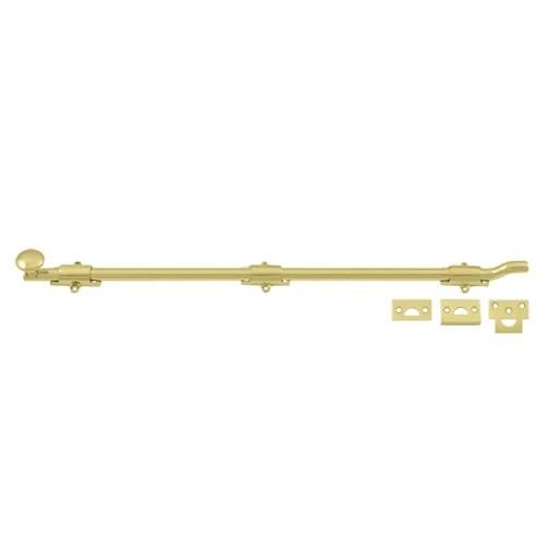 DELTANA FPG26 SOLID BRASS 26 INCH SURFACE BOLT WITH OFF-SET, HD