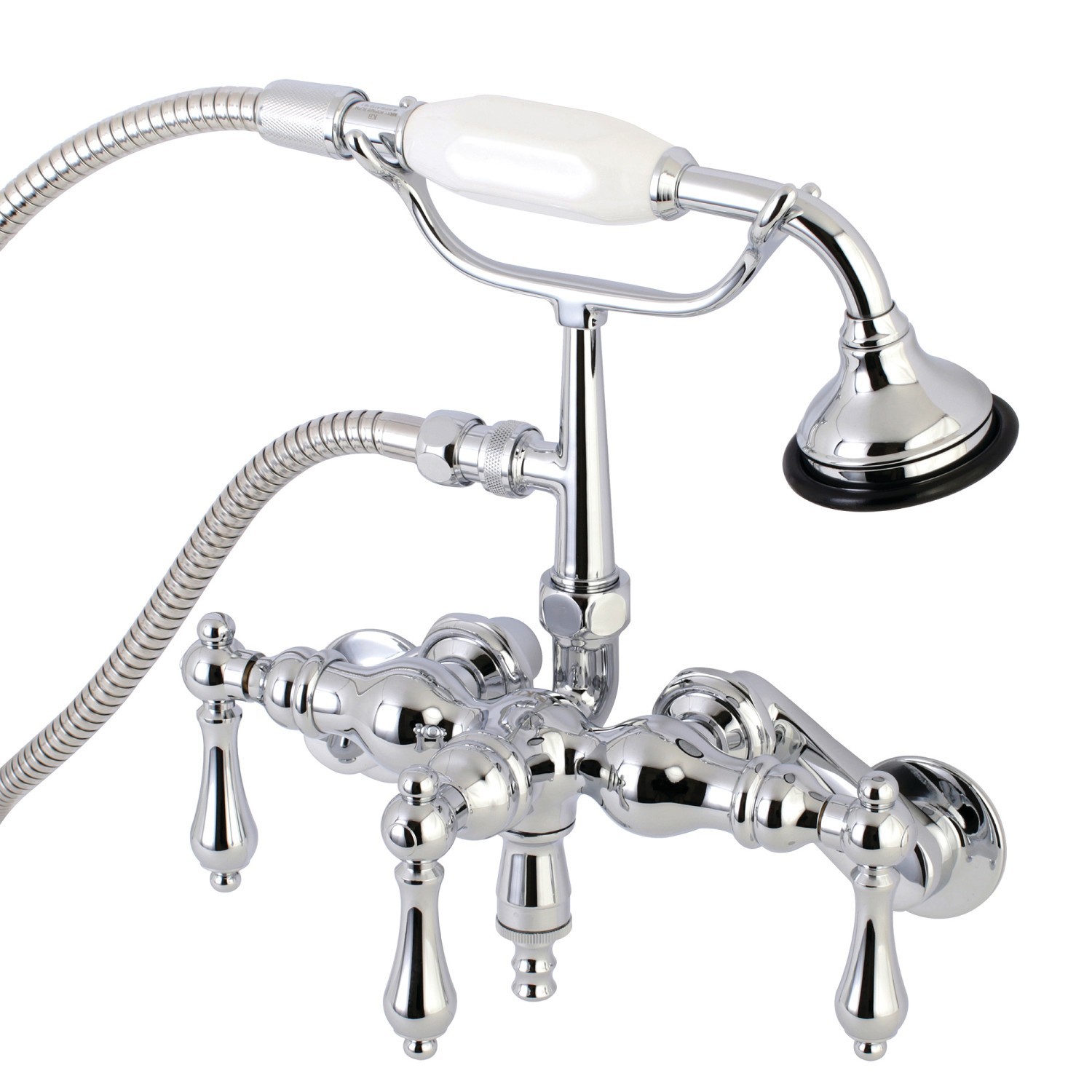 KINGSTON BRASS AE4T VINTAGE CLAWFOOT TUB FAUCET WITH HAND SHOWER