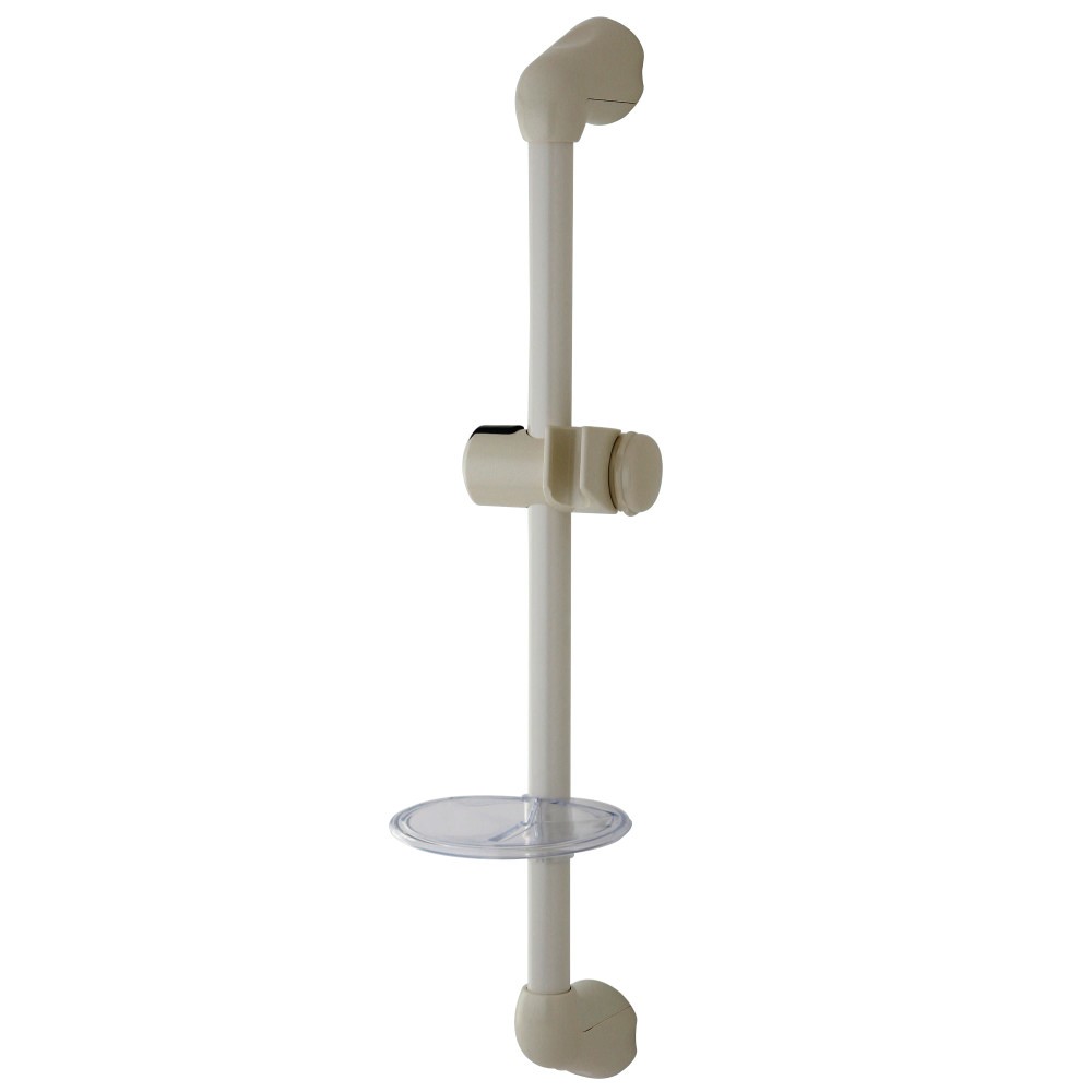 KINGSTON BRASS KX2525SG VILBOSCH 24 INCH GLIDE BAR WITH ACRYLIC SOAP DISH AND HAND SHOWER HOLDER