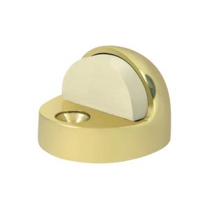 Deltana DSHP916U5 High Profile 9/16-Inch Base Height Solid Brass Dome Stop 