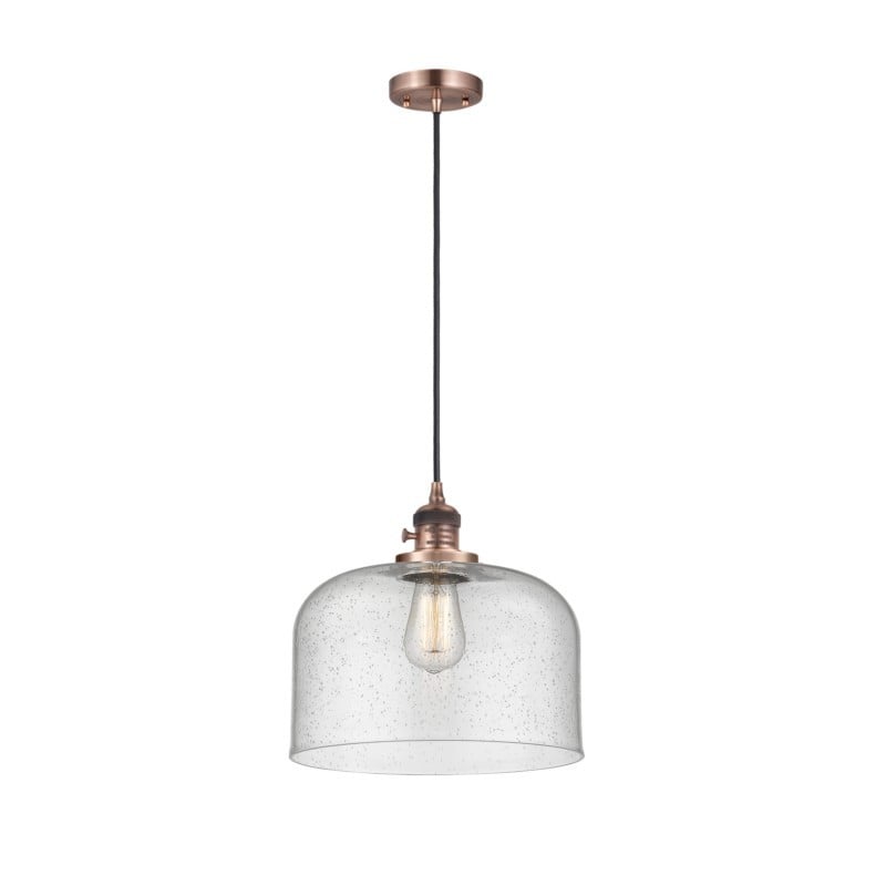 Innovations 201CSW-AC-G74-L-LED 1-Light Mini Pendant Antique Copper